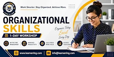 Organizational Skills 1-Day Workshop| Kansas
