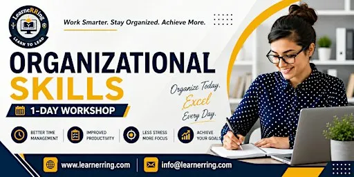 Organizational Skills 1-Day Workshop| Hawaii