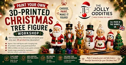 Paint Your Own 3D-Printed Christmas Tree Figure Workshop