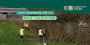 Hedgelaying 2-day course in North Herefordshire 12-13 Oct
