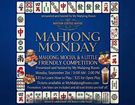 Introduction to American Mahjong at Boston Coffee Altamonte