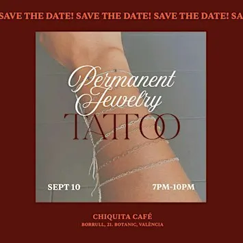 Permanent Jewelry Tattoo | Hang Out With Aline × ROYA
