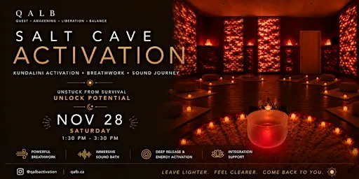 Halotherapy, Kundalini Activation & Sound Bath in a Salt Cave