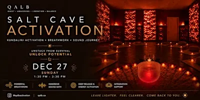 Halotherapy, Kundalini Activation & Sound Bath in a Salt Cave