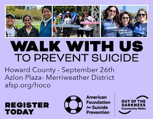 Out of the Darkness Howard County Community Walk
