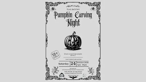 Adult Pumpkin Carving Night