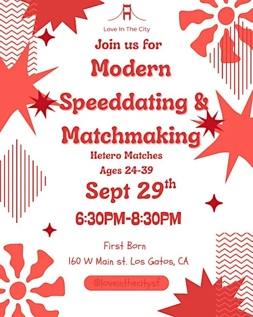 Modern Speed Dating | Los Gatos | Ages 24- 39