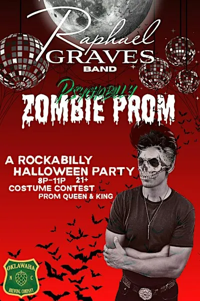 Zombie Prom Halloween with Rapheal Graves Band at Oklawaha