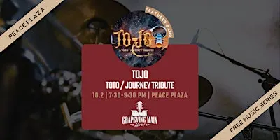 Grapevine Main LIVE! | TOJO - A Toto / Journey Tribute