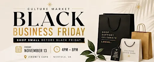 Culture Market: Black Business Friday ️