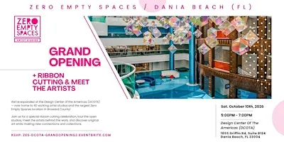 Zero Empty Spaces @ DCOTA Grand Opening Reception (Dania Beach, FL)