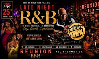 Friday at Reunion After Dark (21+) September EDITION