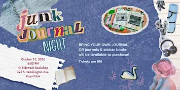 Junk Journal Night @ Sidetrack Bookshop