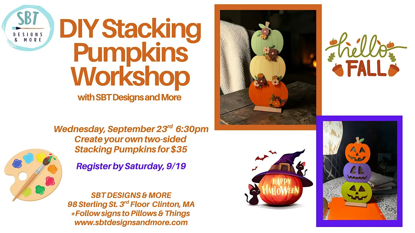 DIY Stacking Pumpkins Workshop