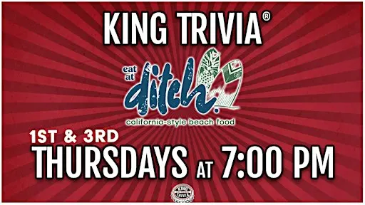 Trivia Night at Ditch Kitchen and Surf Bar (Bay Shore)