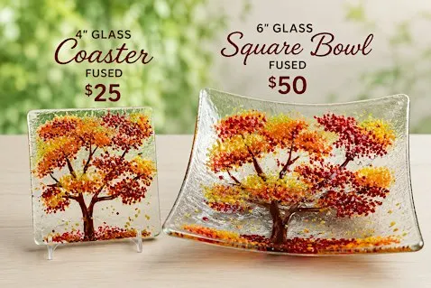 Glass fusing for couples at Artventures Oakville Bronte