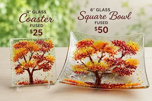 Glass fusing for couples at Artventures Oakville Bronte