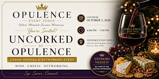 Uncorked at Opulence Event Venue