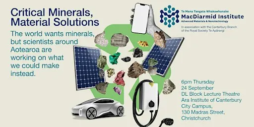 Critical minerals, material solutions (Christchurch)