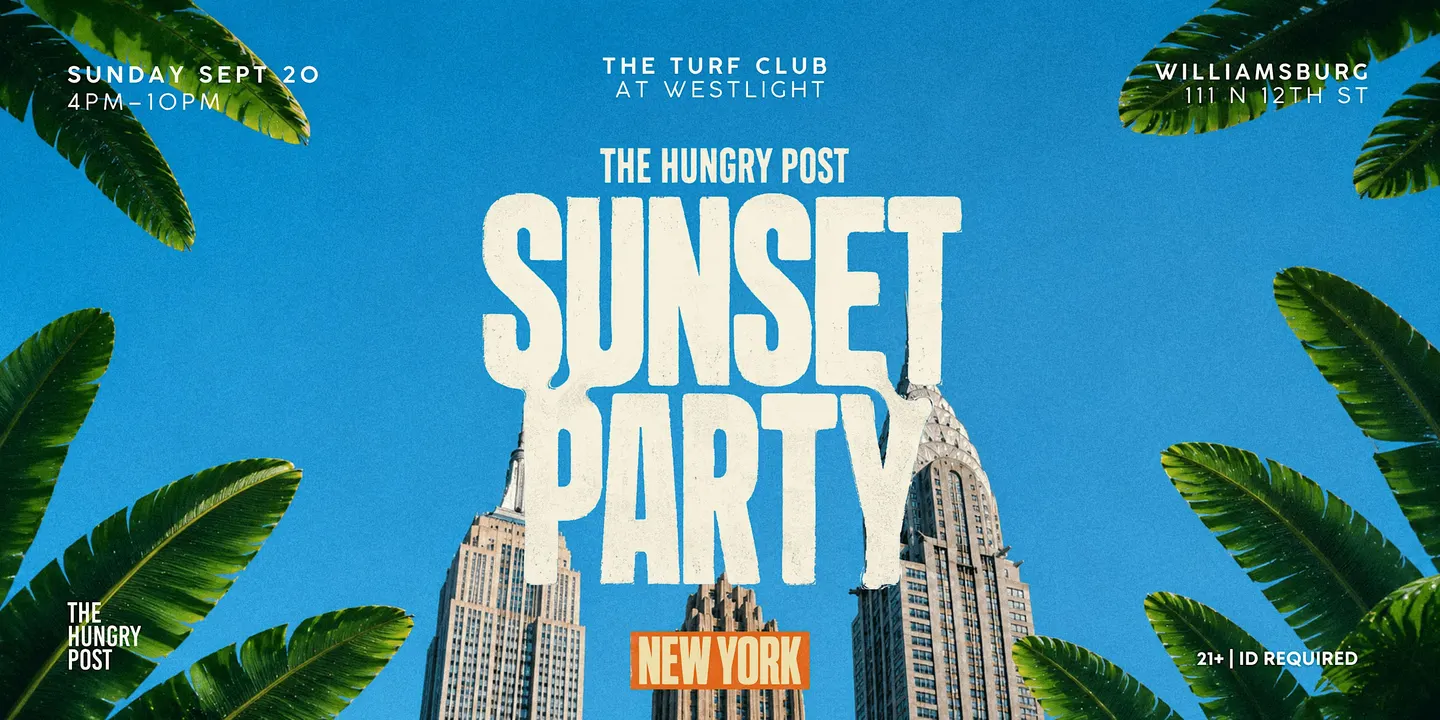 *POSTPONED* The Hungry Post’s Sunset Party at The Turf Club at Westlight