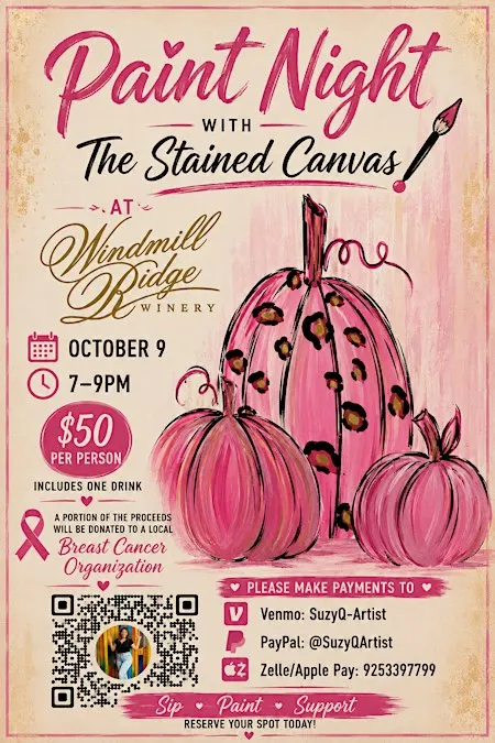 PAINT NIGHT AT WINDMILL RIDGE WINERY