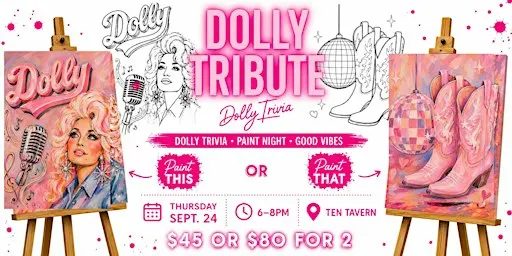 Dolly Tribute - Trivia & Paint Night