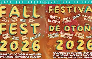 FALL FESTIVAL / EL FESTIVAL DE OTOÑO