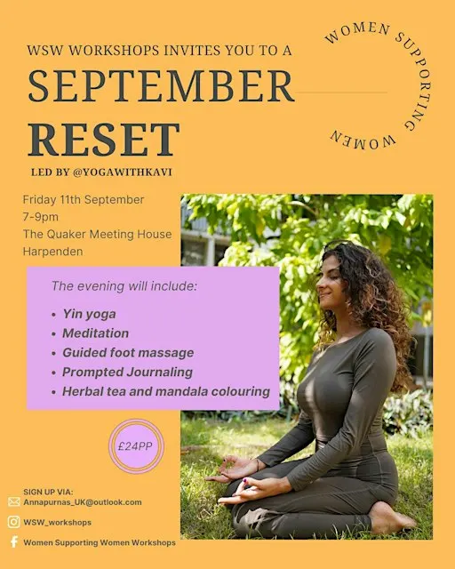 Yoga in Harpenden - September Reset