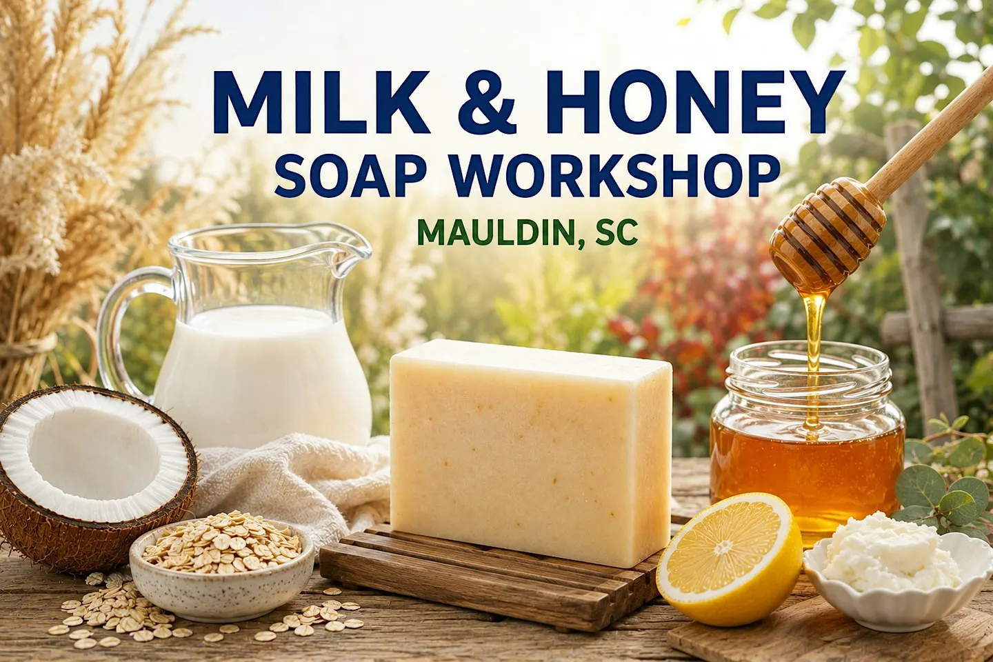 Natural Milk & Honey Soap Making Workshop