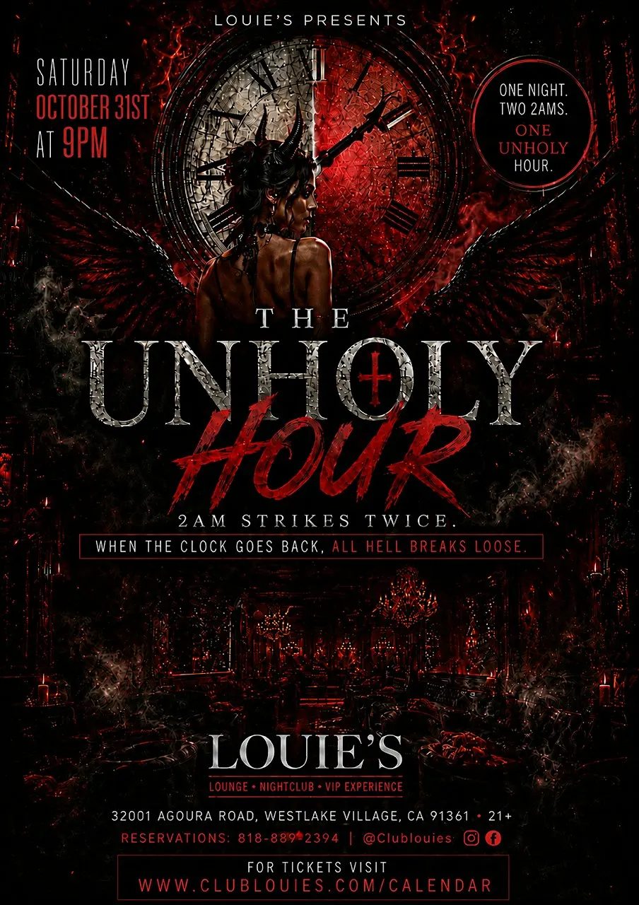 The Unholy Hour: Club Louie's Official Halloween Party