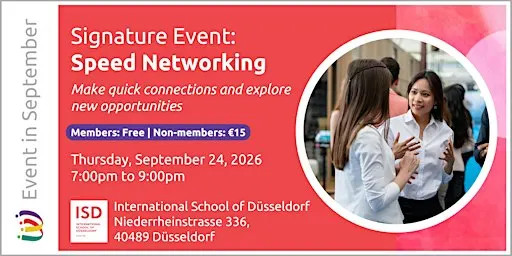 Speed Networking