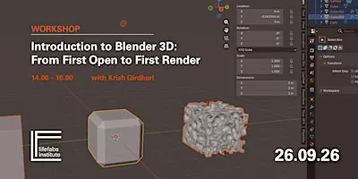 Introduction to Blender 3D : From First Open to First Render