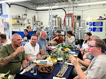Guided Beer Tasting & Cheese Pairing Experience in a Brewery