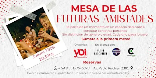 Mesa de las Futuras Amistades