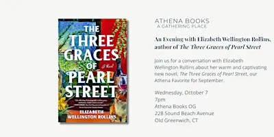 An Evening with Elizabeth Wellington Rollins, Athena's September Favorite!