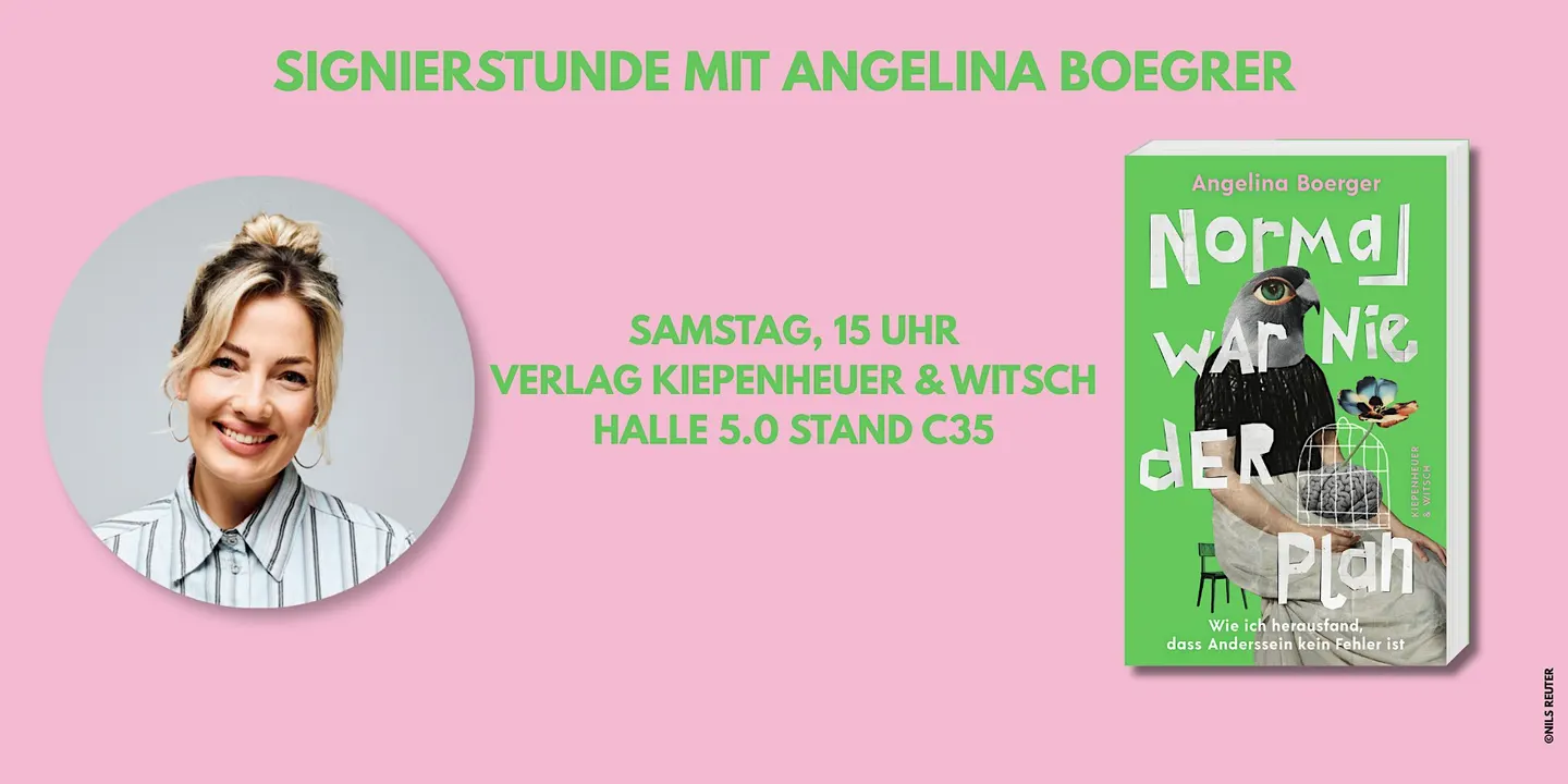 FBM26 - Signierstunde mit Angelina Boerger/ Halle 5.0 Stand C35