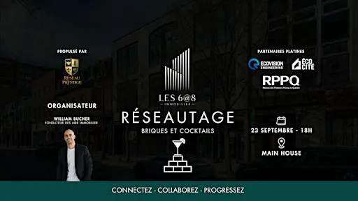 RÉSEAUTAGE - BRIQUES ET COCKTAILS