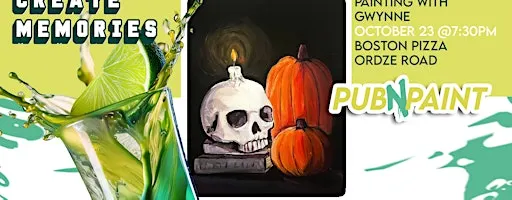 Pub N Paint Boston Pizza Ordze Rd Oct 23rd Paint and Sip