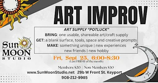 ART IMPROV - ART SUPPLY POT LUCK