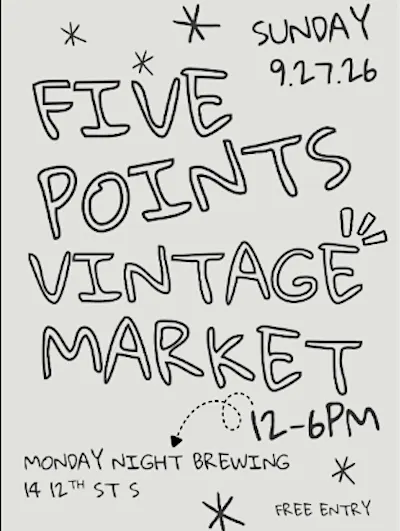 Five Points Vintage Market @ Monday Night Social Club