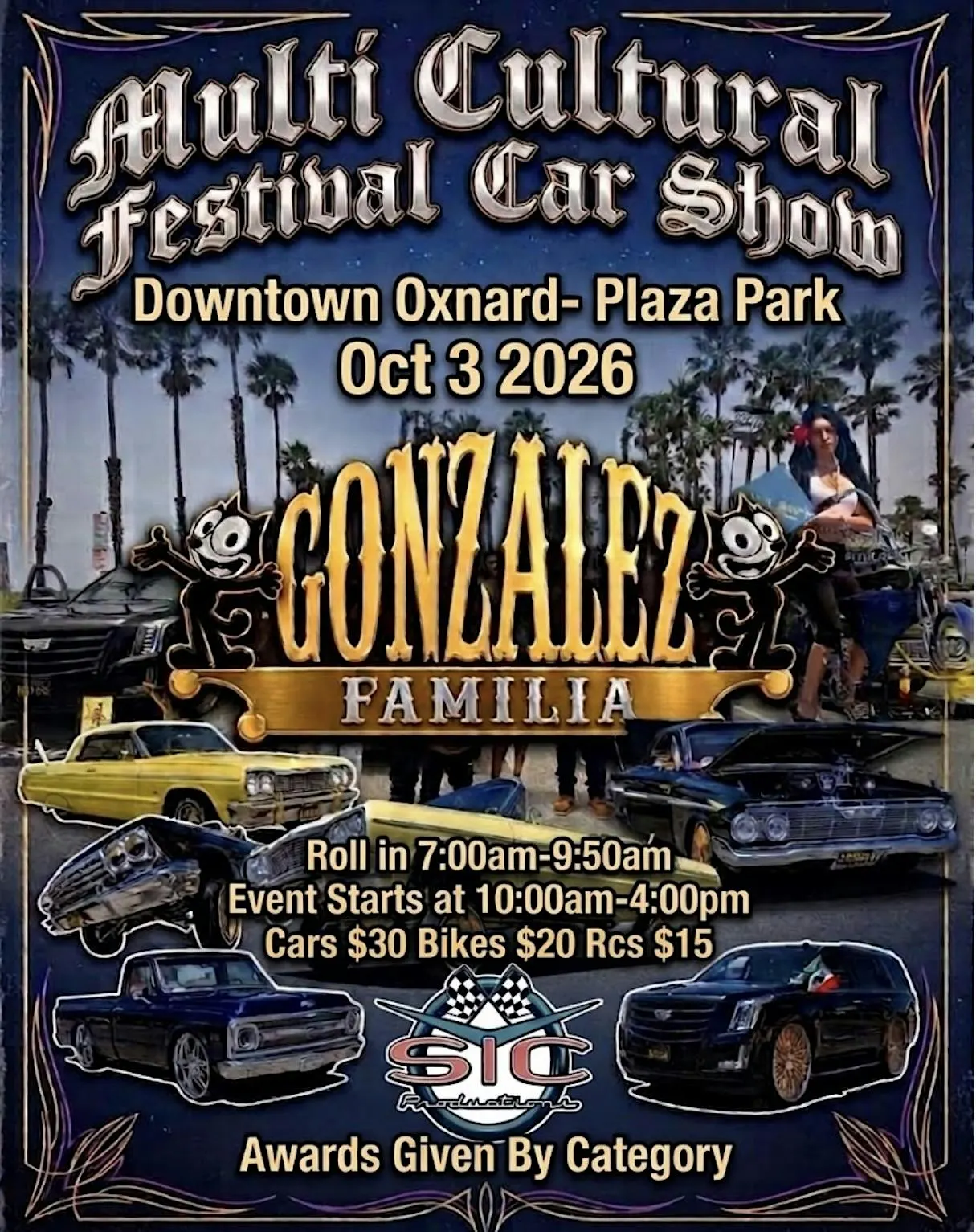 Downtown Oxnard Gonzalez Familia Car Show