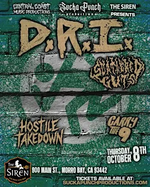 D.R.I. LIVE AT THE SIREN IN MORO BAY