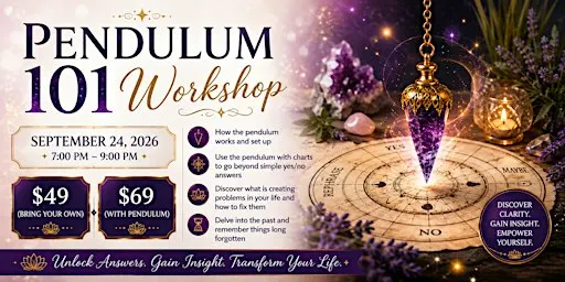 Pendulum 101 Workshop