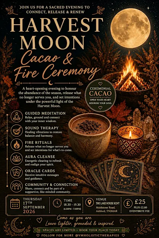 Harvest Moon Cacao & Fire Ceremony