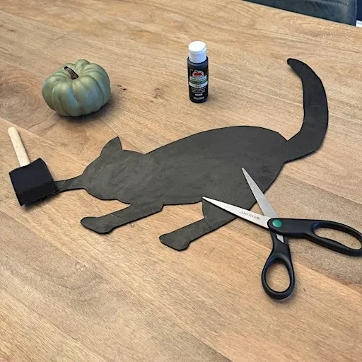Hauntingly Handmade: Black Cat Silhouette Workshop