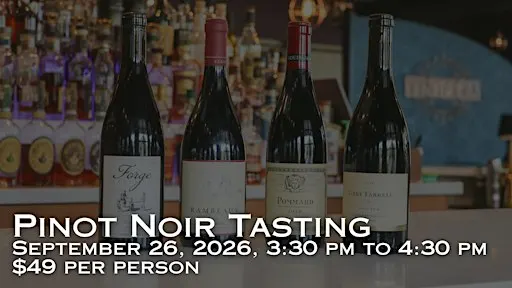 Pinot Noir Tasting at Vinifera