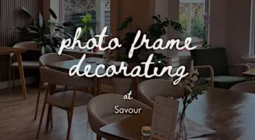 Photo Frame Decorating