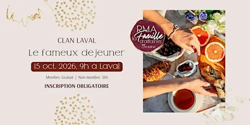 Le fameux déjeuner - Clan Laval