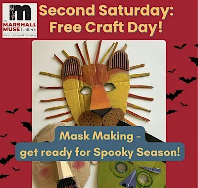 Free Mask Making Craft! Second Saturday