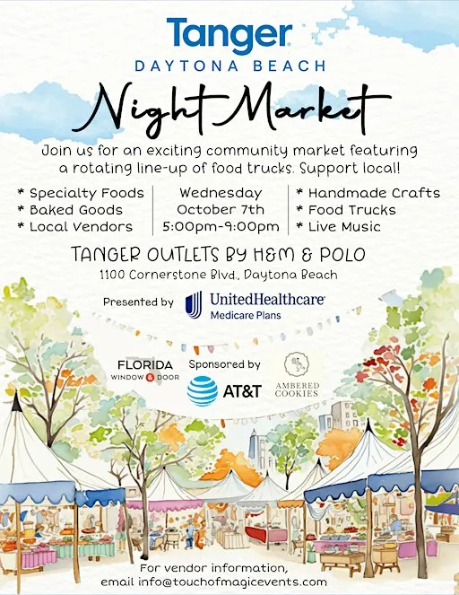 Tanger Outlets Daytona Night Market presented by UnitedHealthcare
